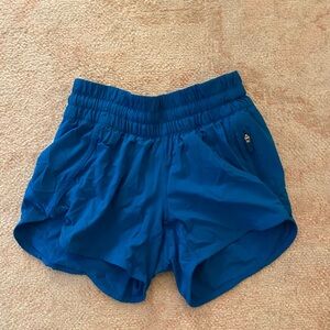 Blue lululemon shorts size 4